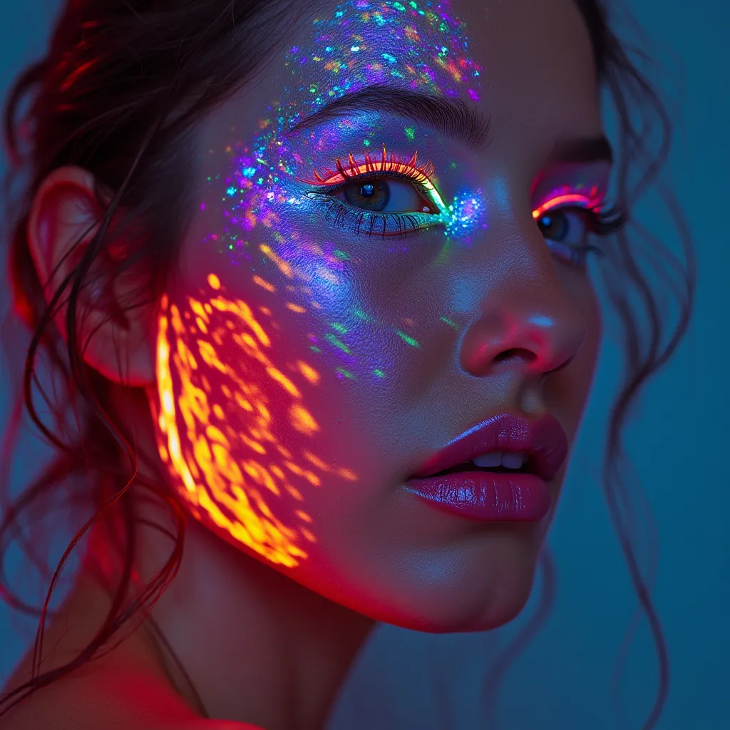 Maquillaje Holográfico